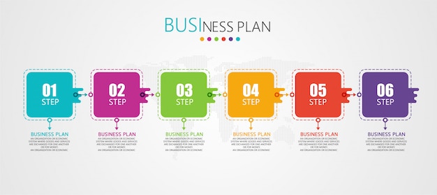 business and educational diagrams follow the steps that are used to present the presentation along with the study.