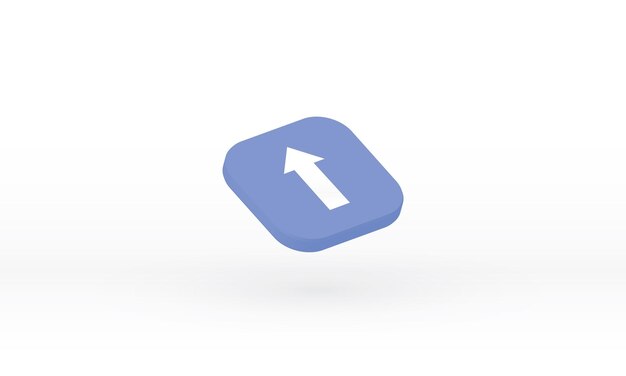 Business arrow up icon Symbol graph or chart icon isolated white background
