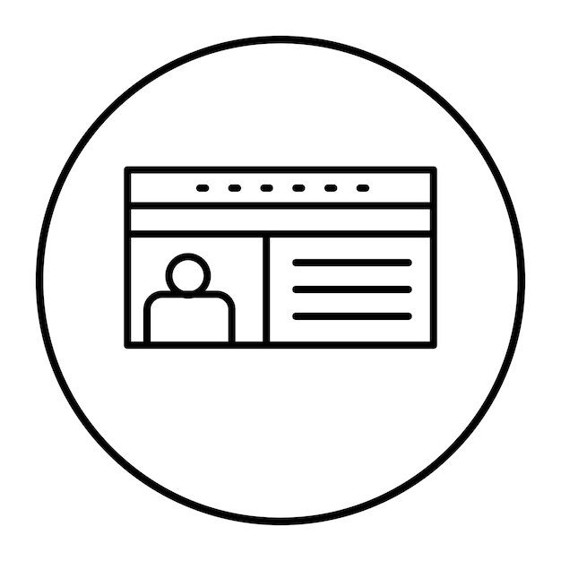 Business Card Holder Icon