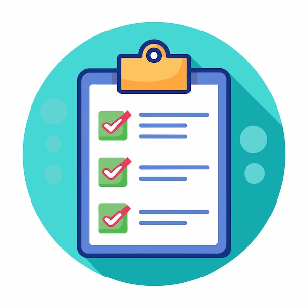business checklist icon vector 8