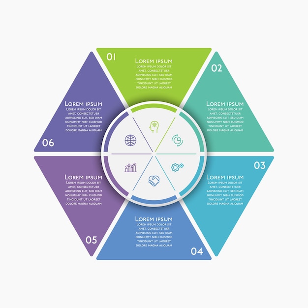 business circle timeline infographic icons designed for abstract background template