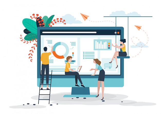 Business concept for collaborative team.