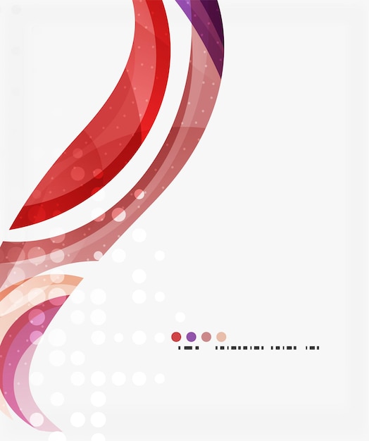 Business corporate wave background flyer brochure design template Vector background for workflow layout diagram number options or web design