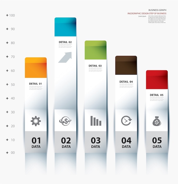      business data paper lines and numbers template Print