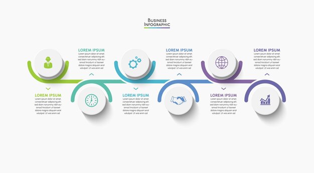 business data visualization. timeline infographic icons designed for abstract background template