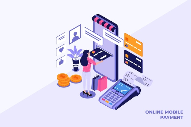 Business Düz illüstrasyon şablonu