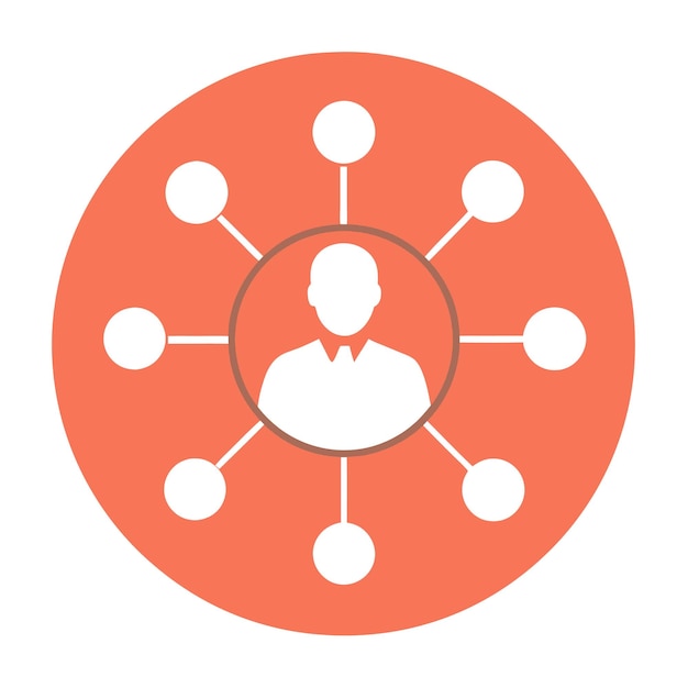 Business amp Finance Concept Featuring Networking Vector Style Illustration Design