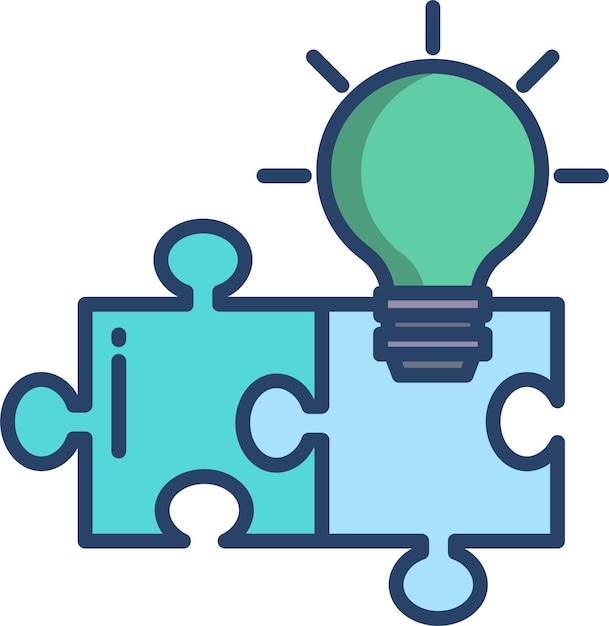 Business finance linear color illustration