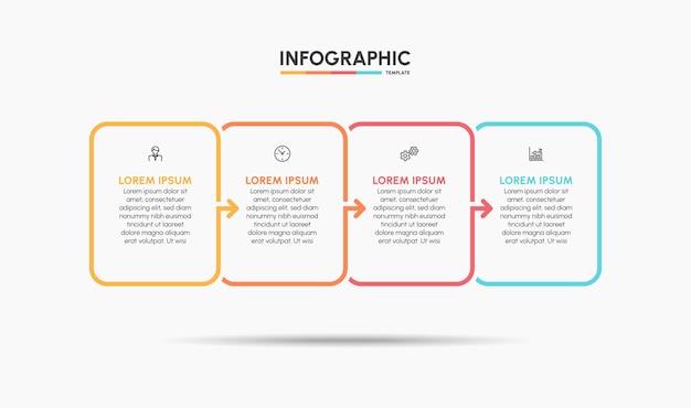 business infographic design background template