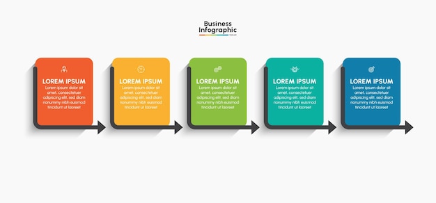 business infographic design background template