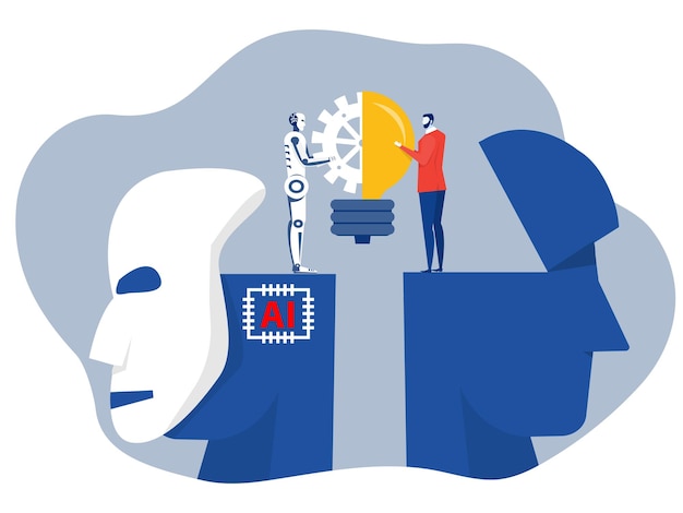 business innovation science and artificial intelligence technology, futuristic, ai, machine future