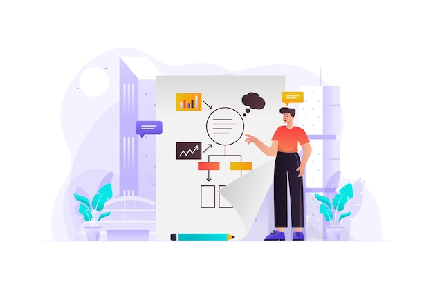 Business Marketing Plan illustration