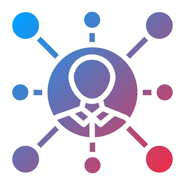 business networking icon vector image can be used for networking