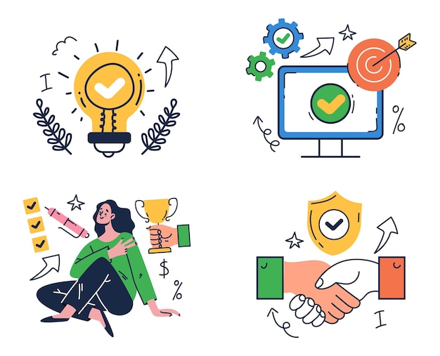 Business people corporate workflow team office concept Vector graphic design illustration