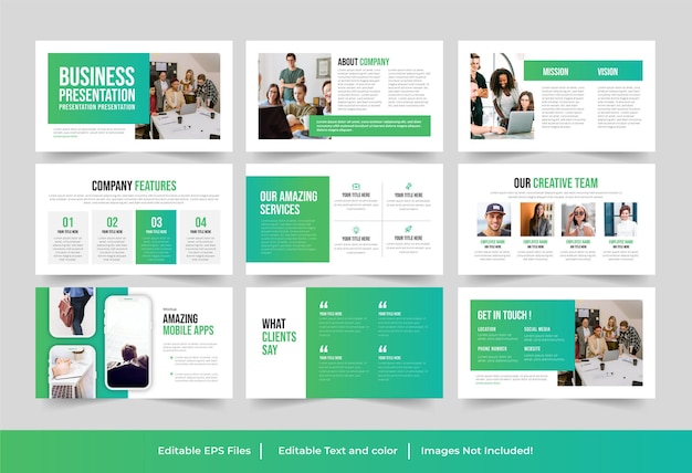 Business Presentation PowerPoint Template  Design