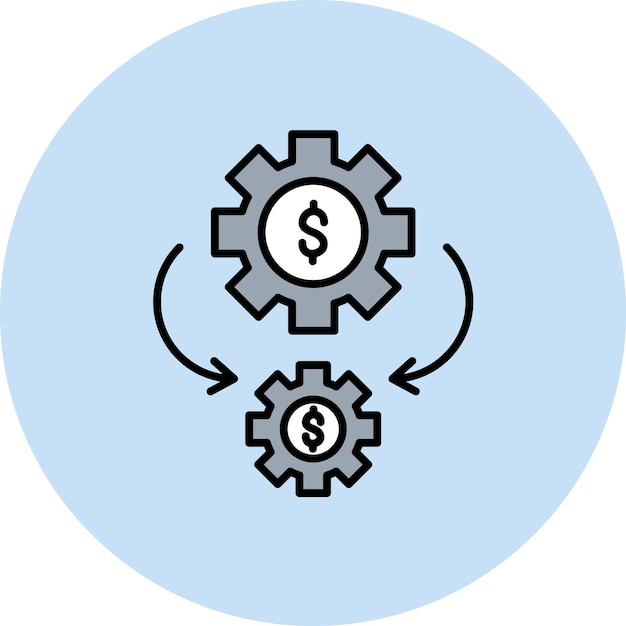 Business Process Automation Flat Illustration