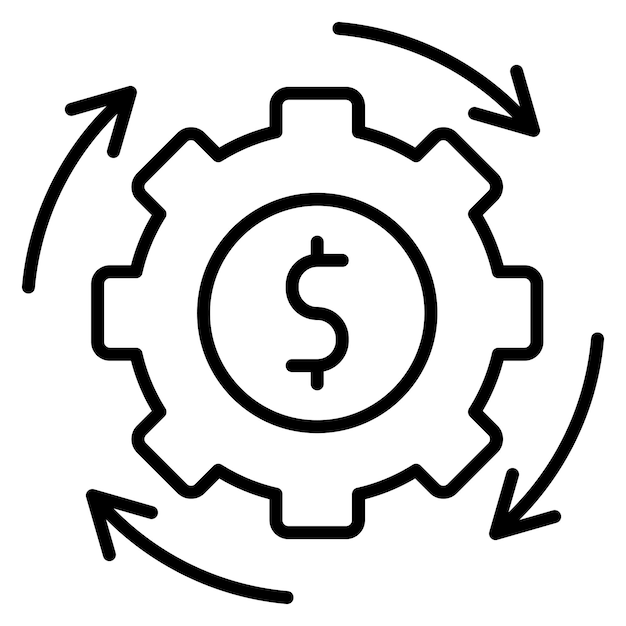business process automation vector icon can be used for no code iconset