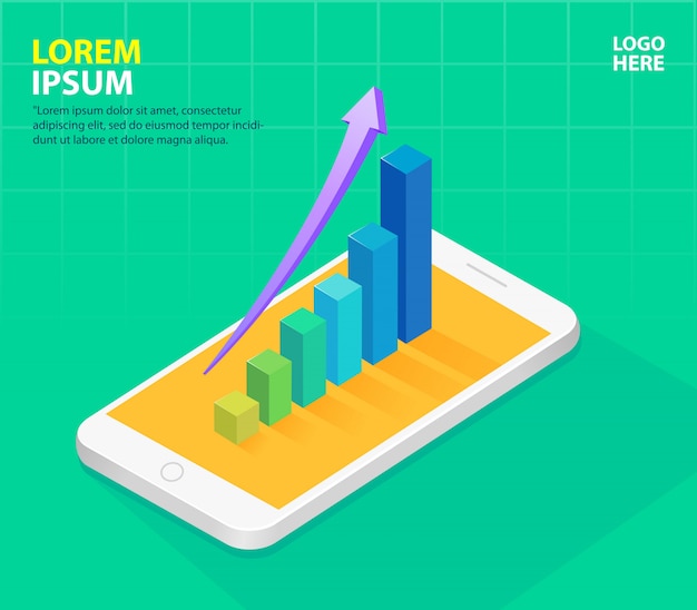 business progress bar infographics 