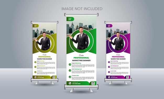 Business roll up display Design Business roll up display