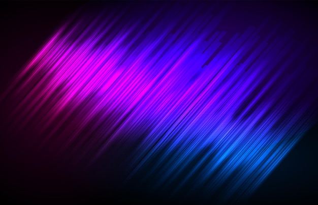 Business templates for multipurpose presentation Easy editable vector EPS 10 layout Horizon design brochure A4 format advertising Northern Lights neon effect on purple background event party flyer