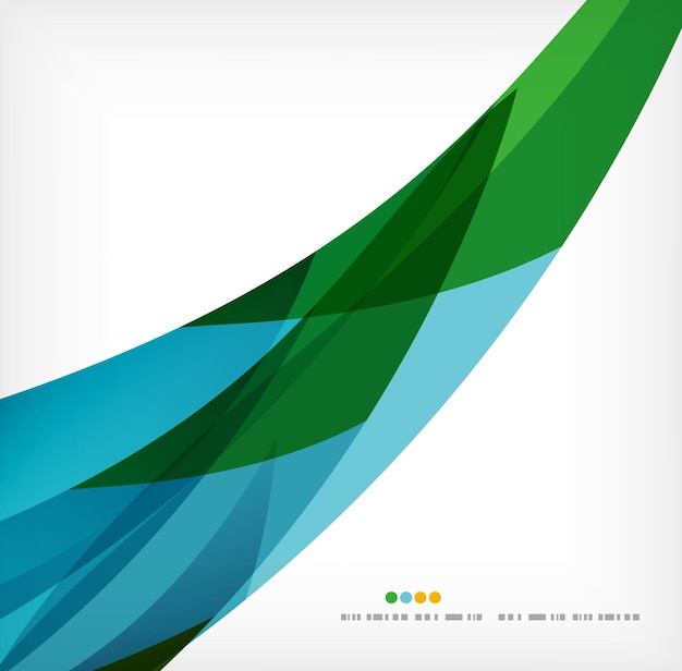 Business wave corporate background