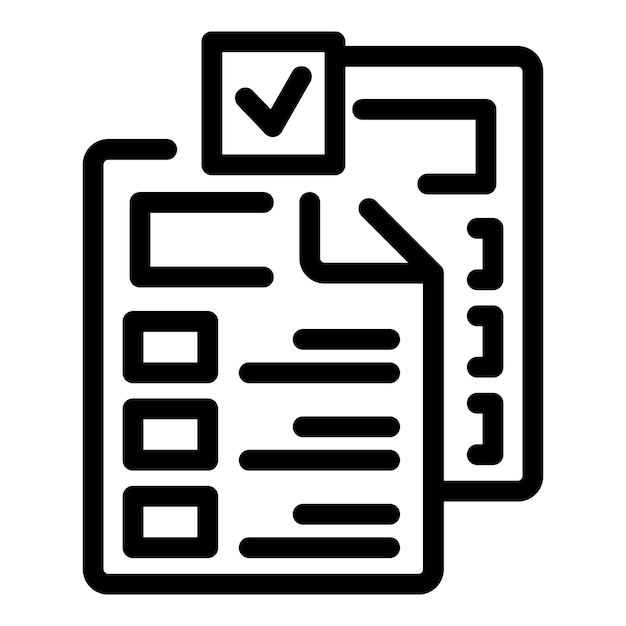 Businessman completing checklist for successful project management