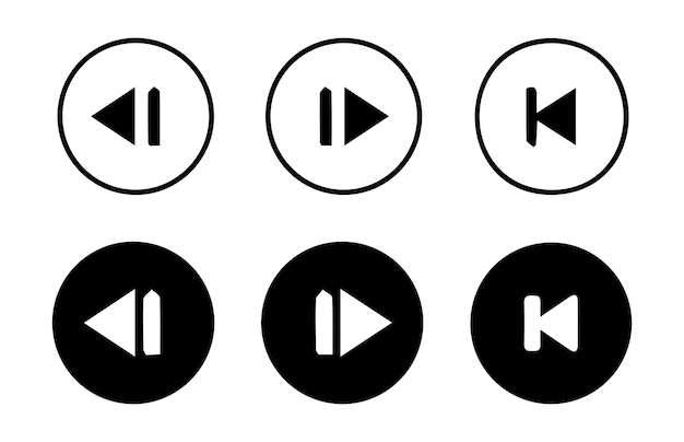 Button Icon Vector Pack