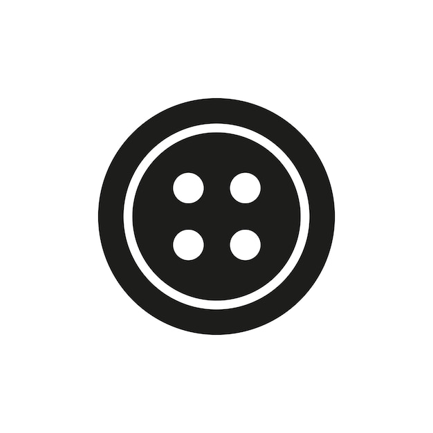Buttons fashion tailor icon vector basic design