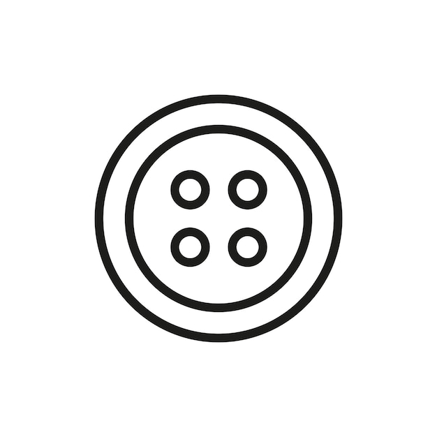 Buttons fashion tailor icon vector basic design