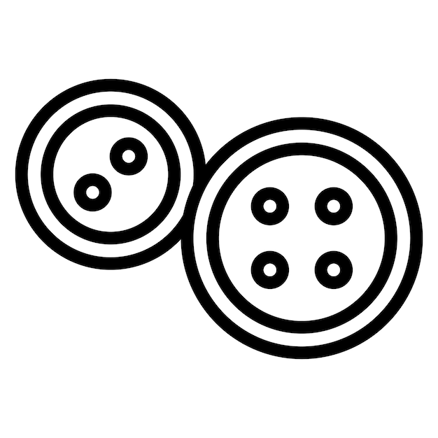 buttons icon vector image can be used for crafting