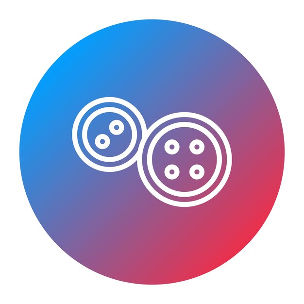 buttons icon vector image can be used for crafting