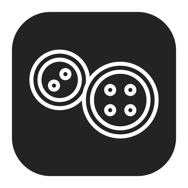 buttons icon vector image can be used for crafting