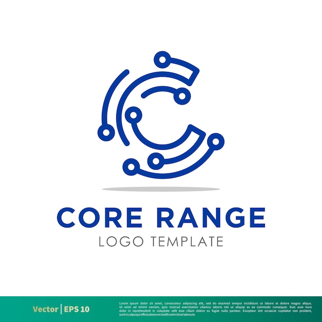 C Letter Technology Vector Icon Logo Template Illustration Design Vector EPS 10