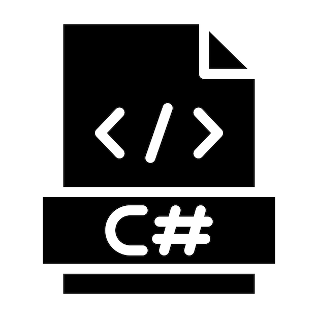 c sharp vector icon design illustration