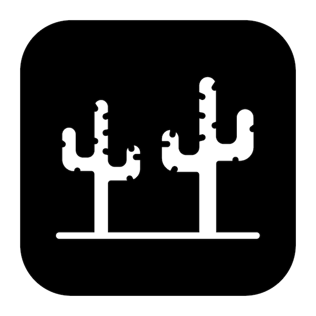 cactus icon vector image can be used for mining and crafting