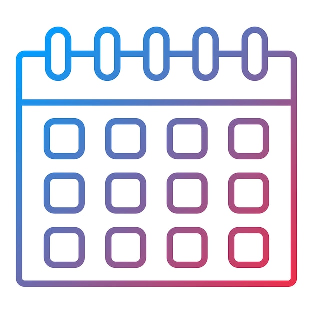 Calendar icon vector image Can be used for Medicine