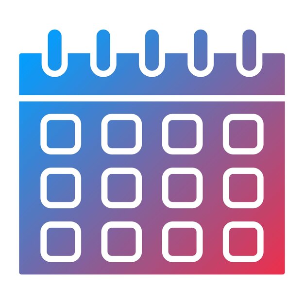 Calendar icon vector image Can be used for Medicine
