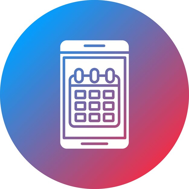 Calendar icon vector image Can be used for Workout App