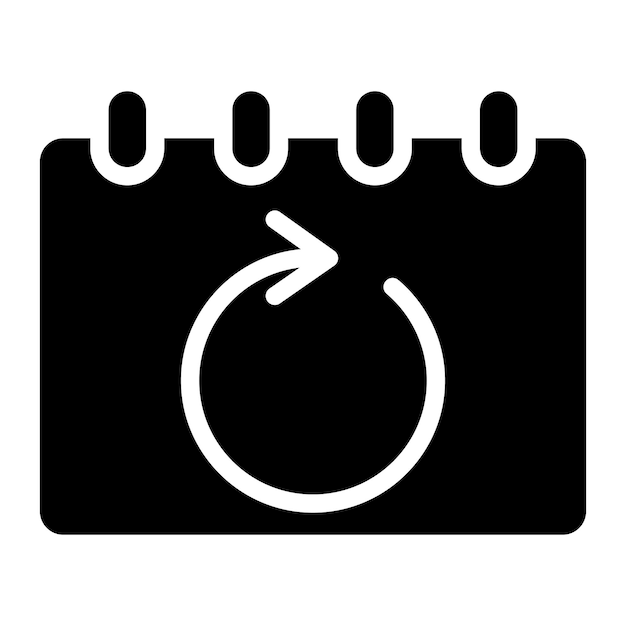 Calendar Sync icon vector image Can be used for Remote Working