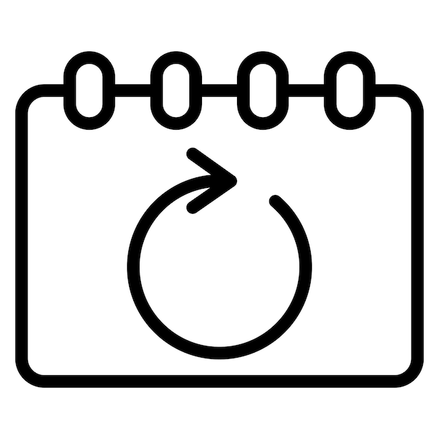 Calendar Sync icon vector image Can be used for Remote Working