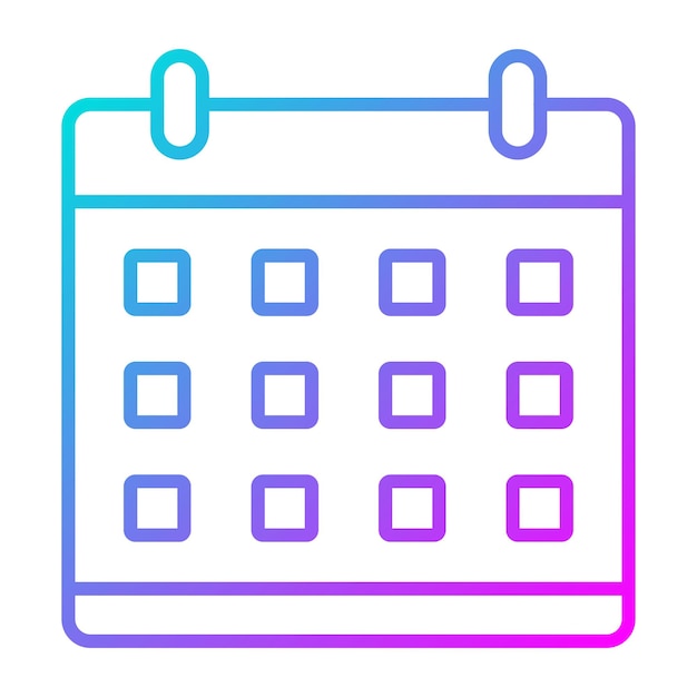 Calender Vector Illustration Style