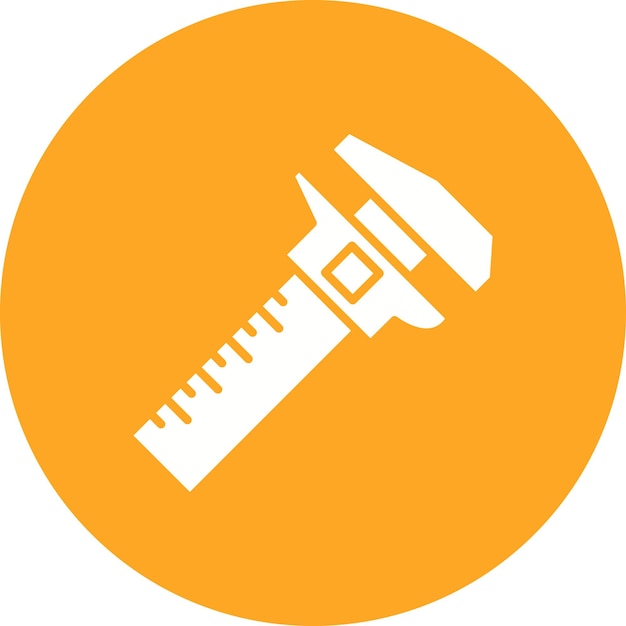 Caliper icon vector image Can be used for Physics