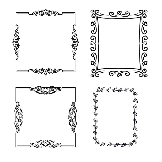 calligraphy flourish frames vintage text frame decorated ornamental flourishes ornate borders and