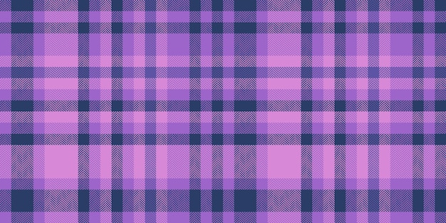 calm seamless fabric plaid nostalgic pattern vector textile delicate background texture check tartan in amethyst and blue colors