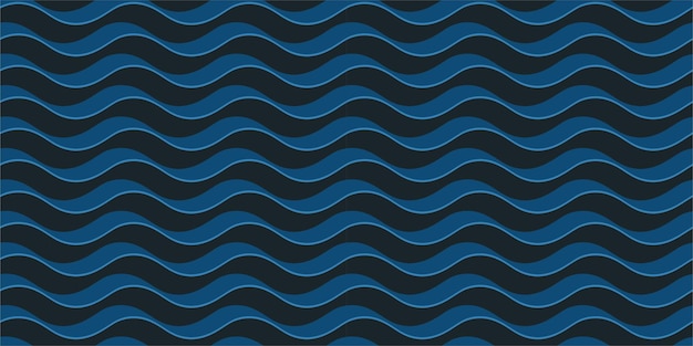 Calm Waves Seamless Pattern Backgrounds