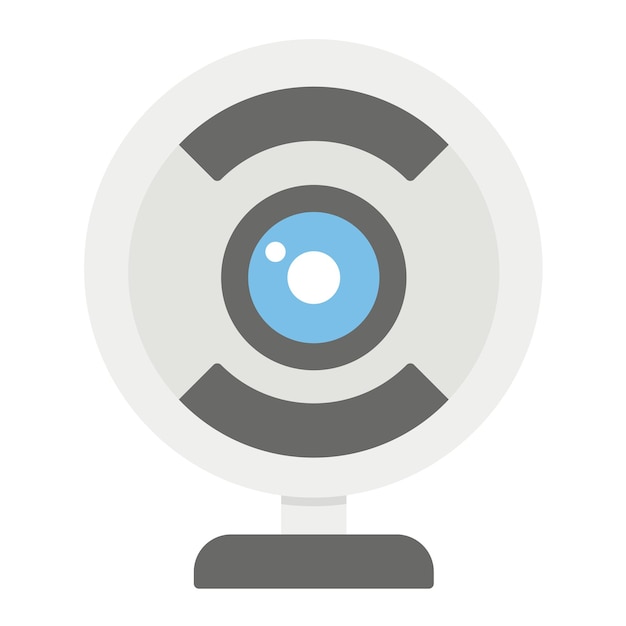 Camera Website Vector Illustration Style