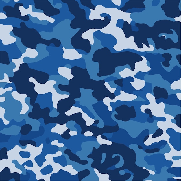 Camouflage sømløst mønster Trendy stil camo gentag print Vektor illustration Khaki tekstur