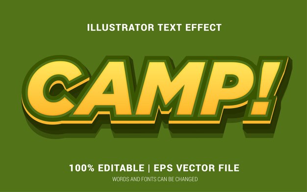 CAMP! TEXT EFFECTS STYLE