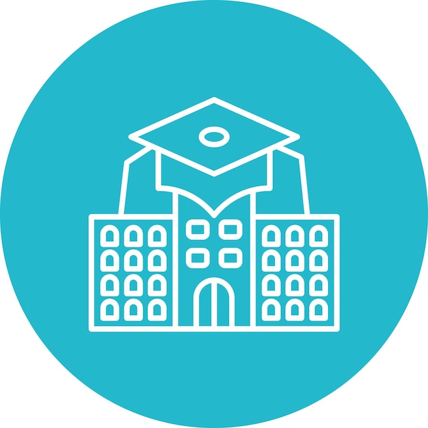 Campus icon vector image Can be used for University