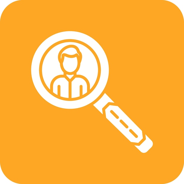 Candidate Search icon vector image Can be used for Project Management
